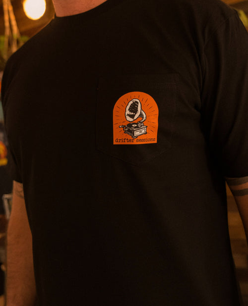 Pocket tee - black